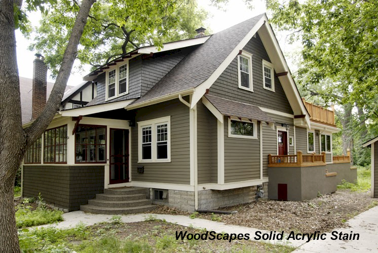 woodscapes solid exterior siding stain, house staining solid
