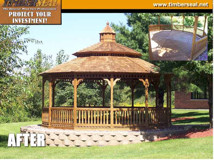 timberseal pro-uv oil finish colors, villa ceasar gazebo