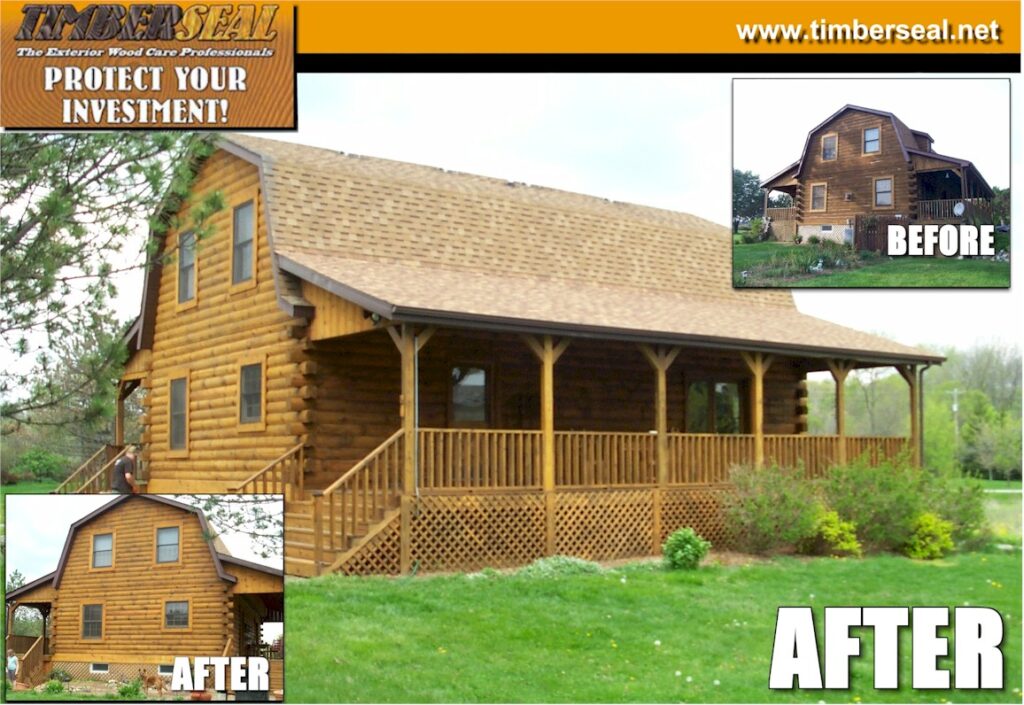 timberseal pro-uv oil finish colors, brown log home