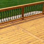 Cedar Deck Restored and Sealed