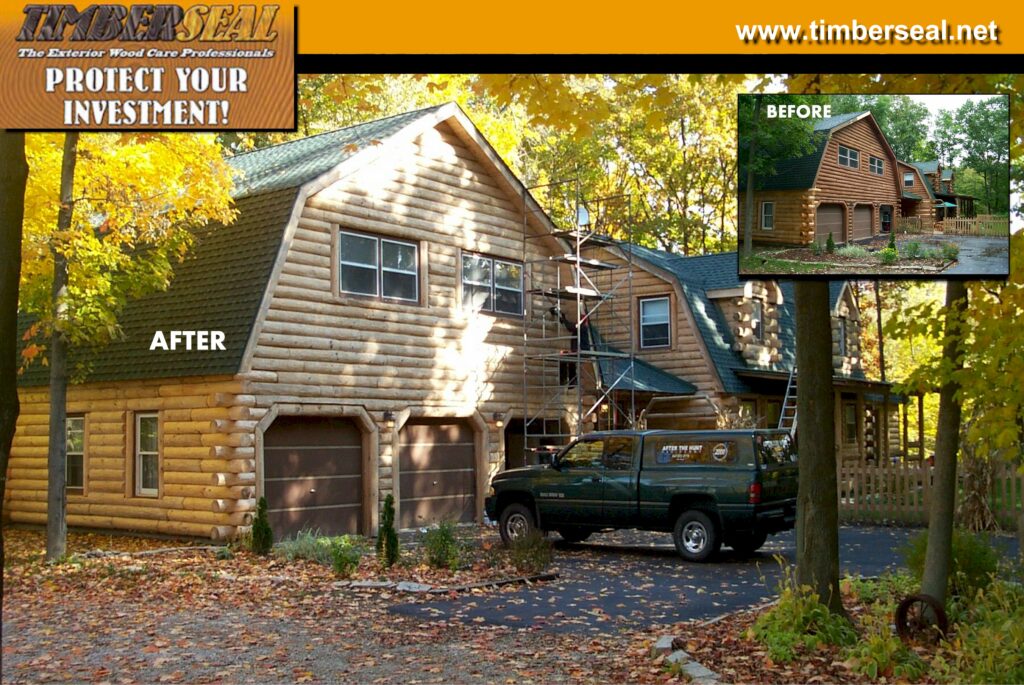 timberseal pro-uv oil finish colors, levin log home