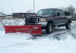 Valpo Snow plowing